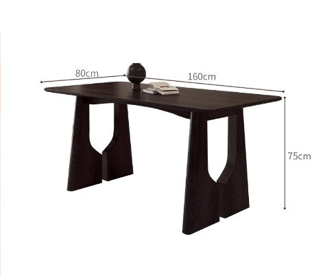 [W08] French Vintage Solid Wood Dining Table