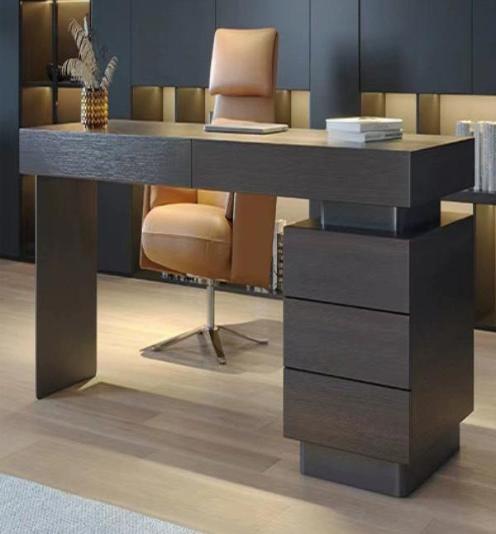 [W09] Italian Minimalist Luxury Study Desk