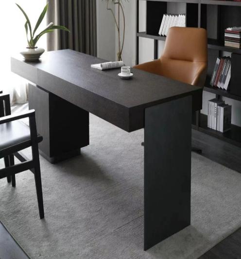 [W09] Italian Minimalist Luxury Study Desk