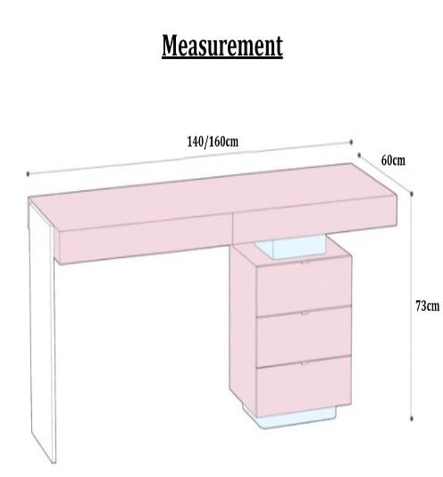 [W09] Italian Minimalist Luxury Study Desk