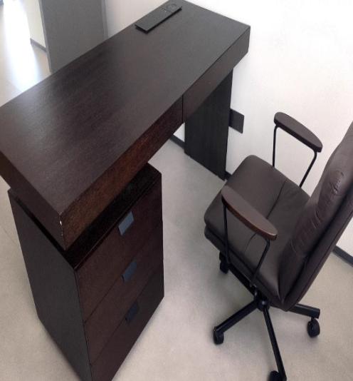 [W09] Italian Minimalist Luxury Study Desk