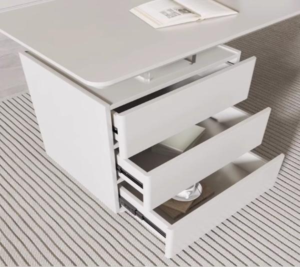 [W23] Cream-Style Acrylic Floating Desk