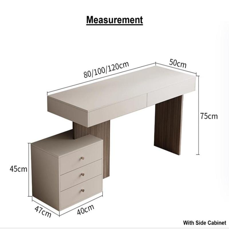 [W24] Minimalist Veneto Study Table in Italian Style