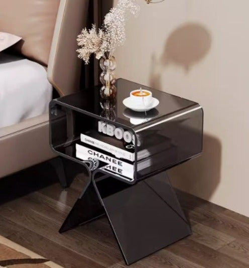 [A10] Petite Mini Acrylic Bedside Table