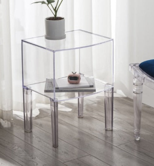 [A08] Nordic Transparent Acrylic Storage Cabinet