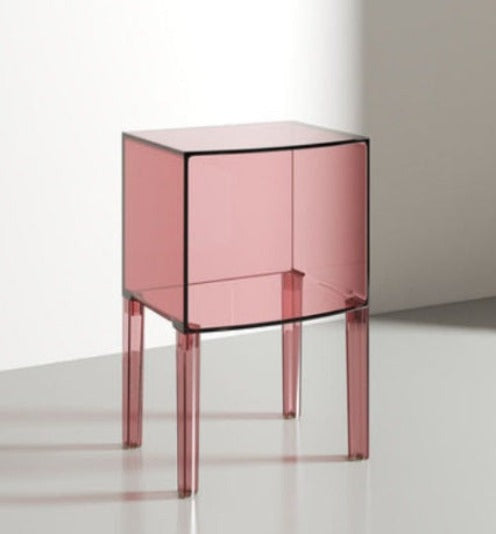 [A08] Nordic Transparent Acrylic Storage Cabinet