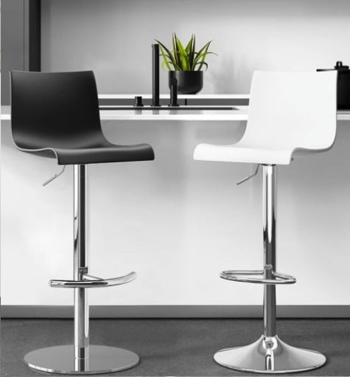 [C07] Modern and Sleek Adjustable Bar Stool with Backrest