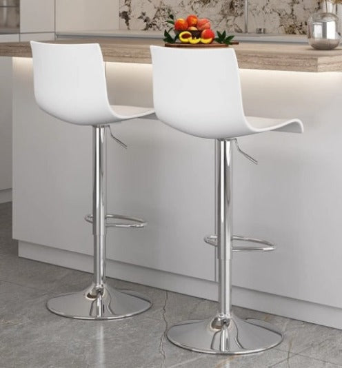 [C07] Modern and Sleek Adjustable Bar Stool with Backrest