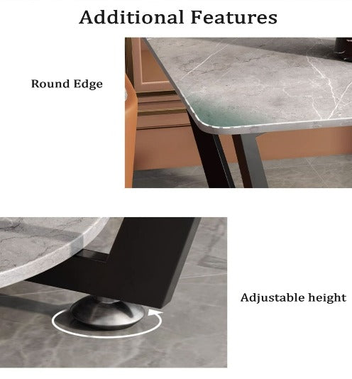 [A19] Modern Italian Style Slab Side Table