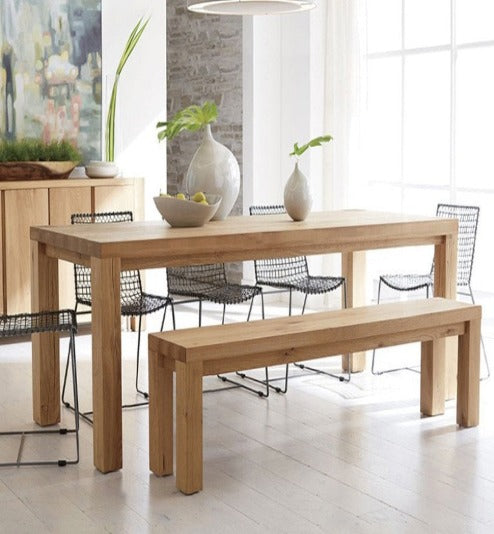 [W02] American Solid Wood Dining Table