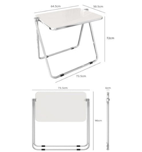 [A09] Modern and Minimalist Acrylic Folding Table or chair