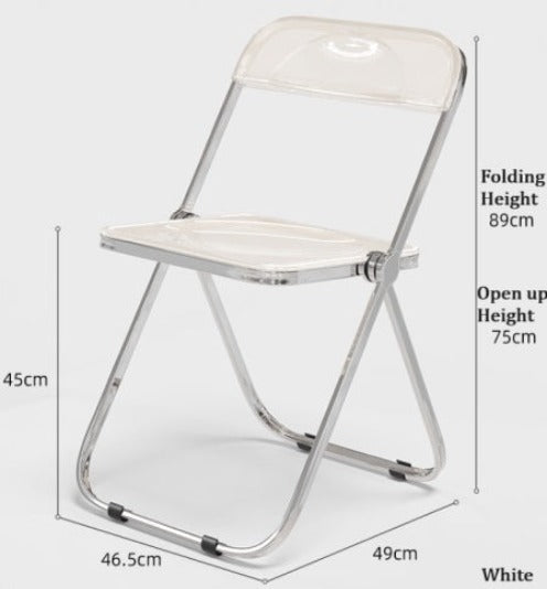 [A09] Modern and Minimalist Acrylic Folding Table or chair