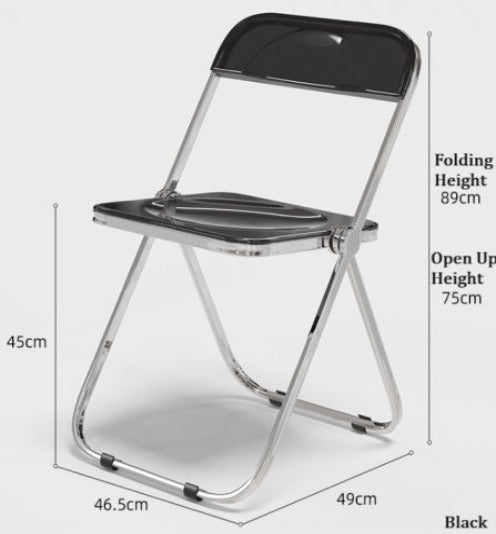 [A09] Modern and Minimalist Acrylic Folding Table or chair