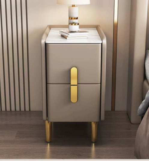 [A18] Modern Simple Mini Solid Wood Bedside Table Cabinet