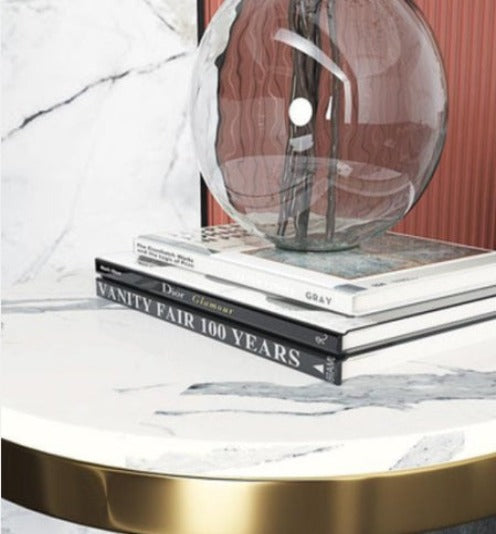 [A11] Nordic Trendy and Simple Marble Side Table