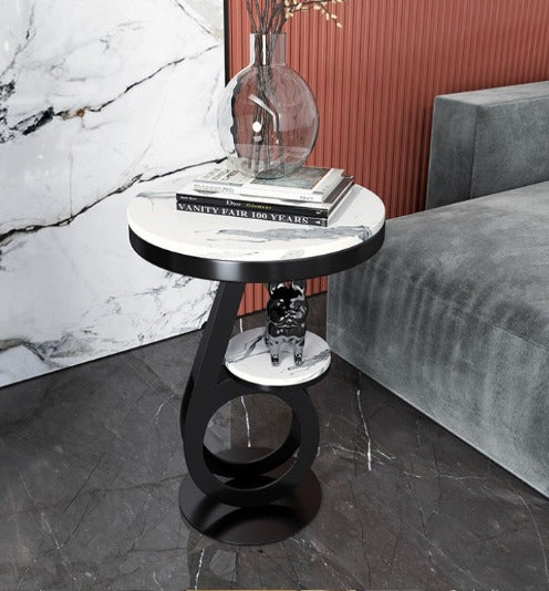 [A11] Nordic Trendy and Simple Marble Side Table