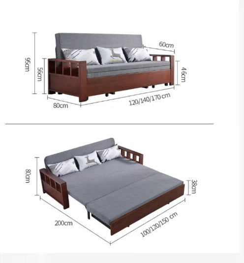 [A23] Multifunction Sofa Bed with Convertible Table