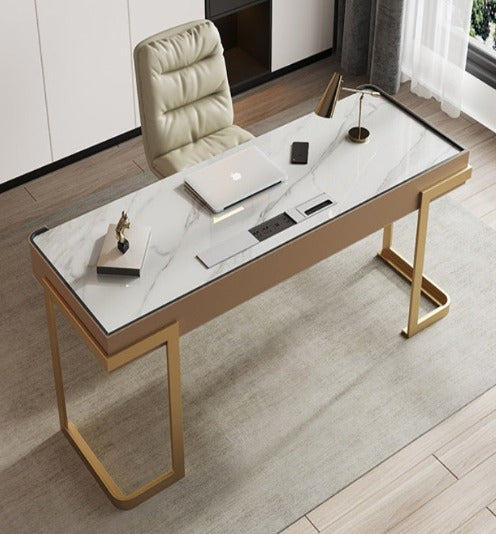 [S05] Luxurious Sintered Stone Director Desk