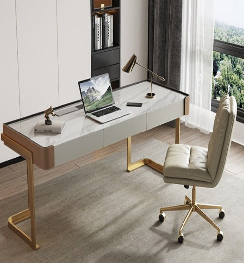 [S05] Luxurious Sintered Stone Director Desk