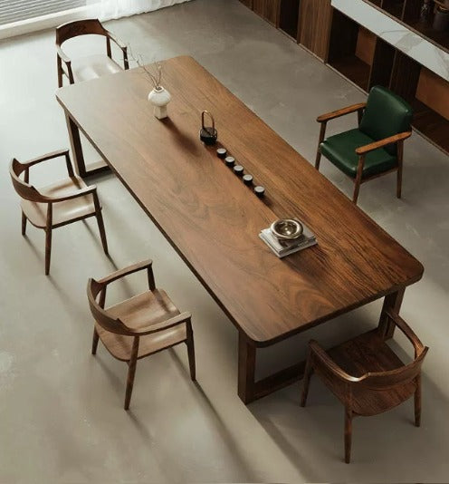 [W17] Nordic Simple Solid Wood Dining Table