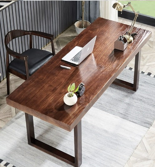 [W14] Nordic Solid Desk Office Computer Table Writing Desk – Nest Craft