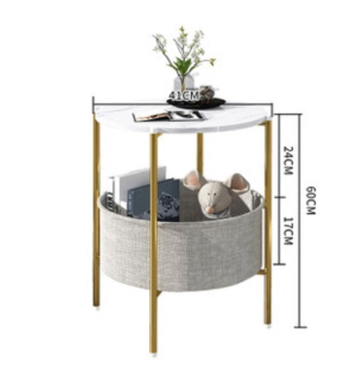 [A14] Nordic Minimalist Simple Bedside Round Table